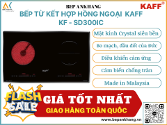 Bếp từ kết hợp hồng ngoại KAFF KF - SD300IC - Made in Malaysia